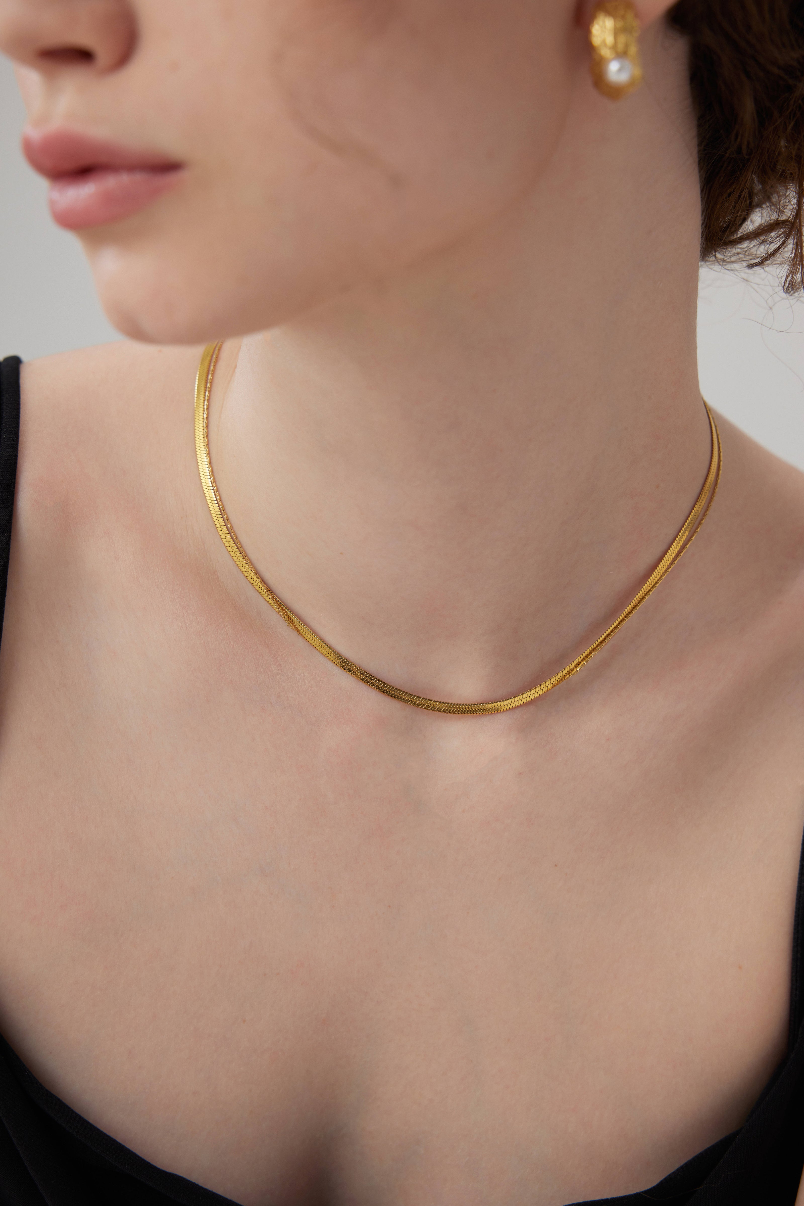 Seraphina Chain Necklace - Gold