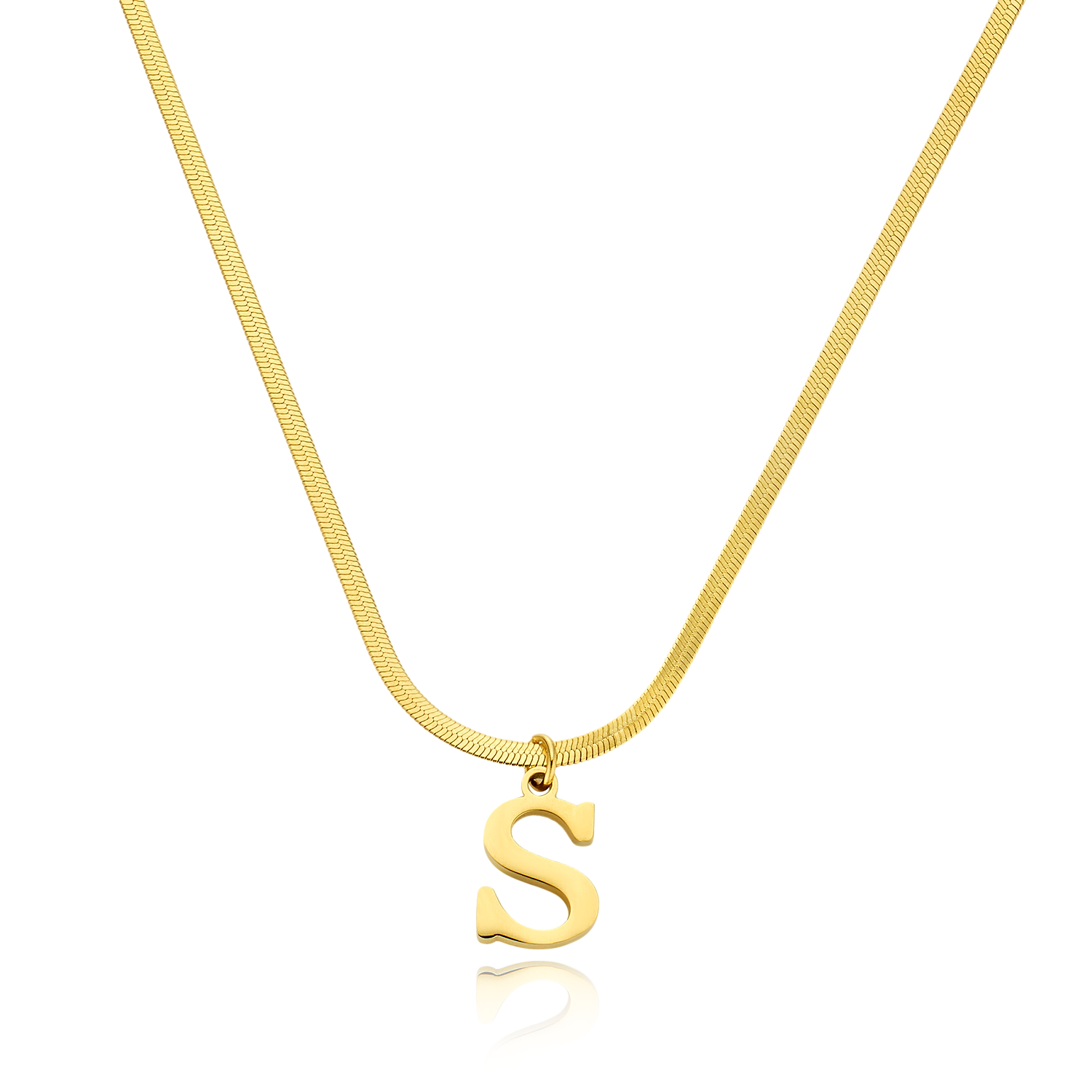 Letter Necklace – Gold