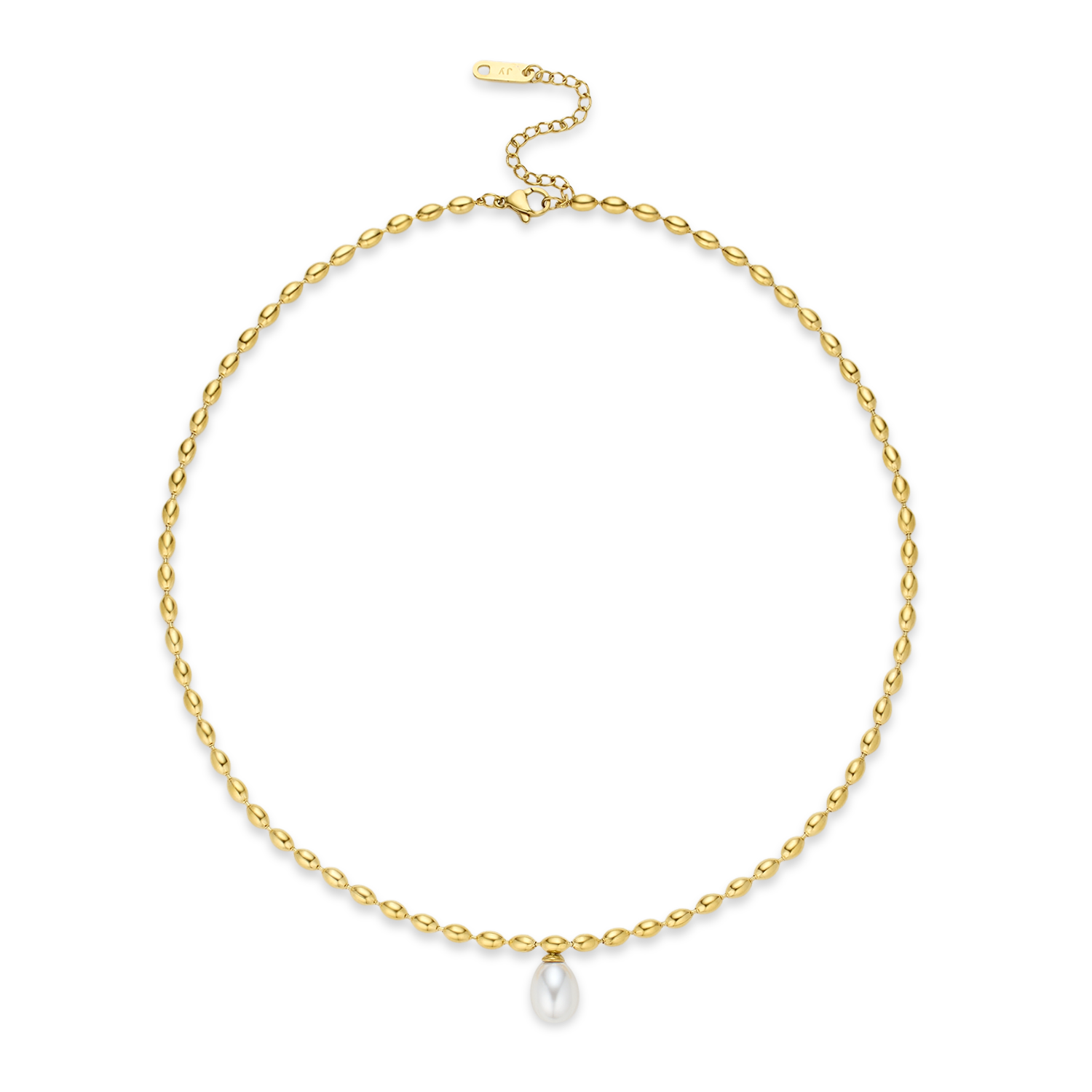 Serenade Petite Pearl Necklace - Gold