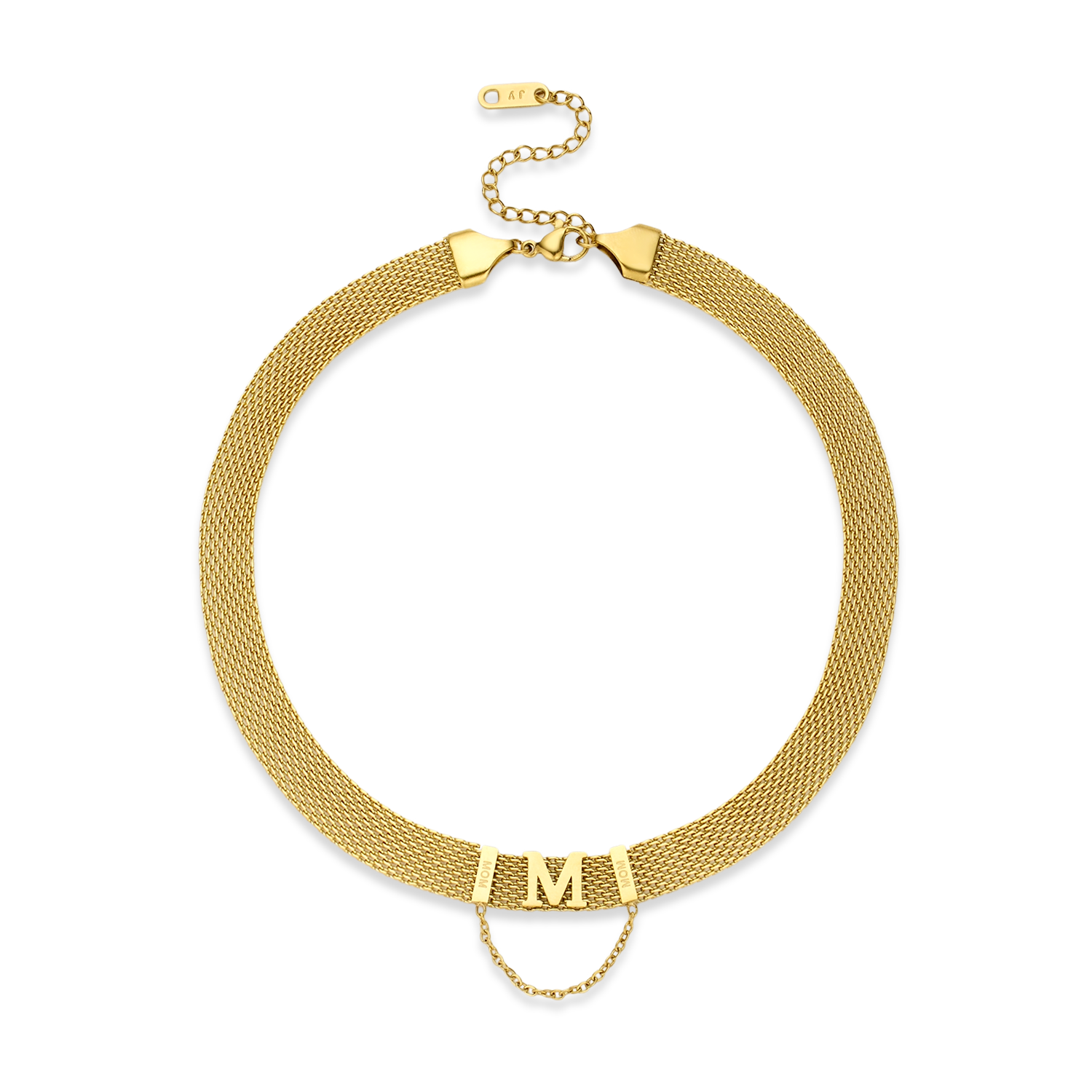 IMI Timepiece Strap Necklace - Gold