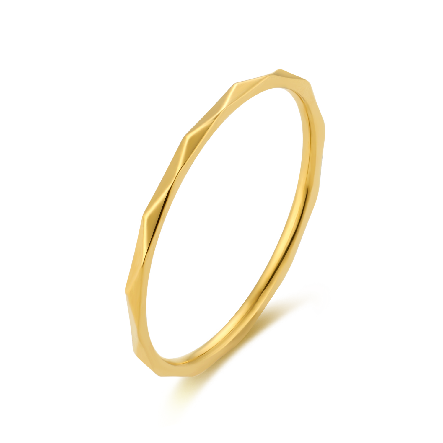 Royal Hoop Ring - Gold