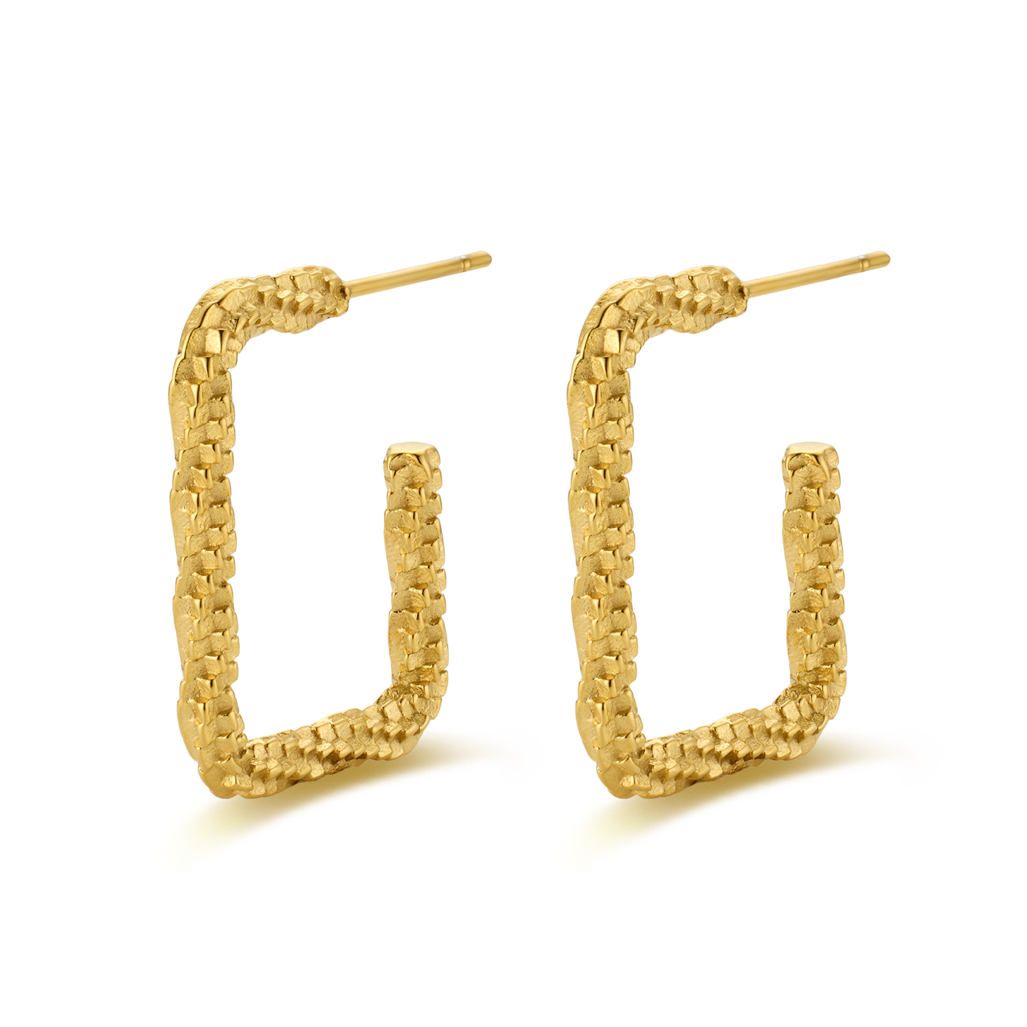 Taylor Twine Frame Earrings - Gold