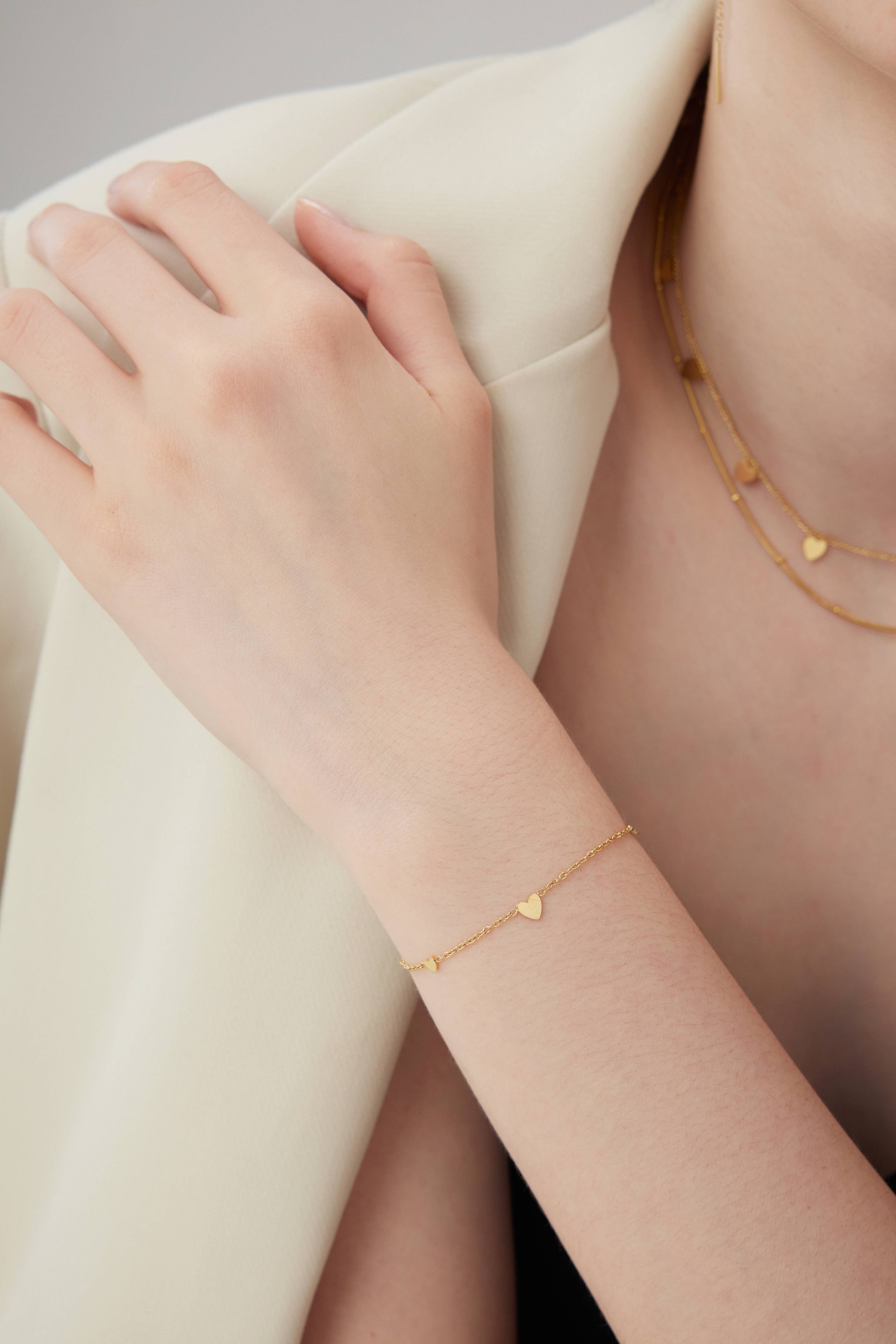 Emma Love Bracelet - Gold