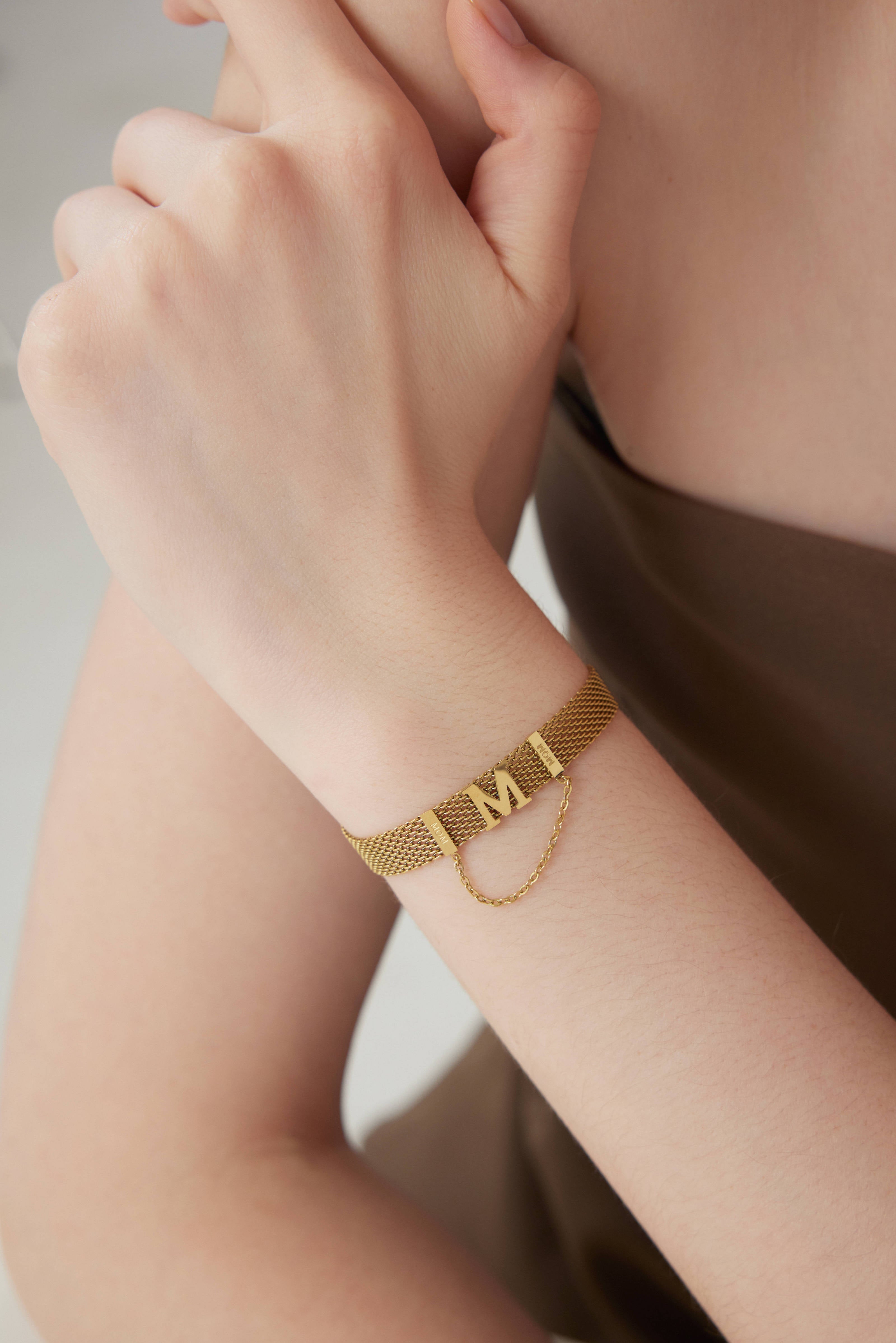 IMI Timepiece Strap Bracelet - Gold