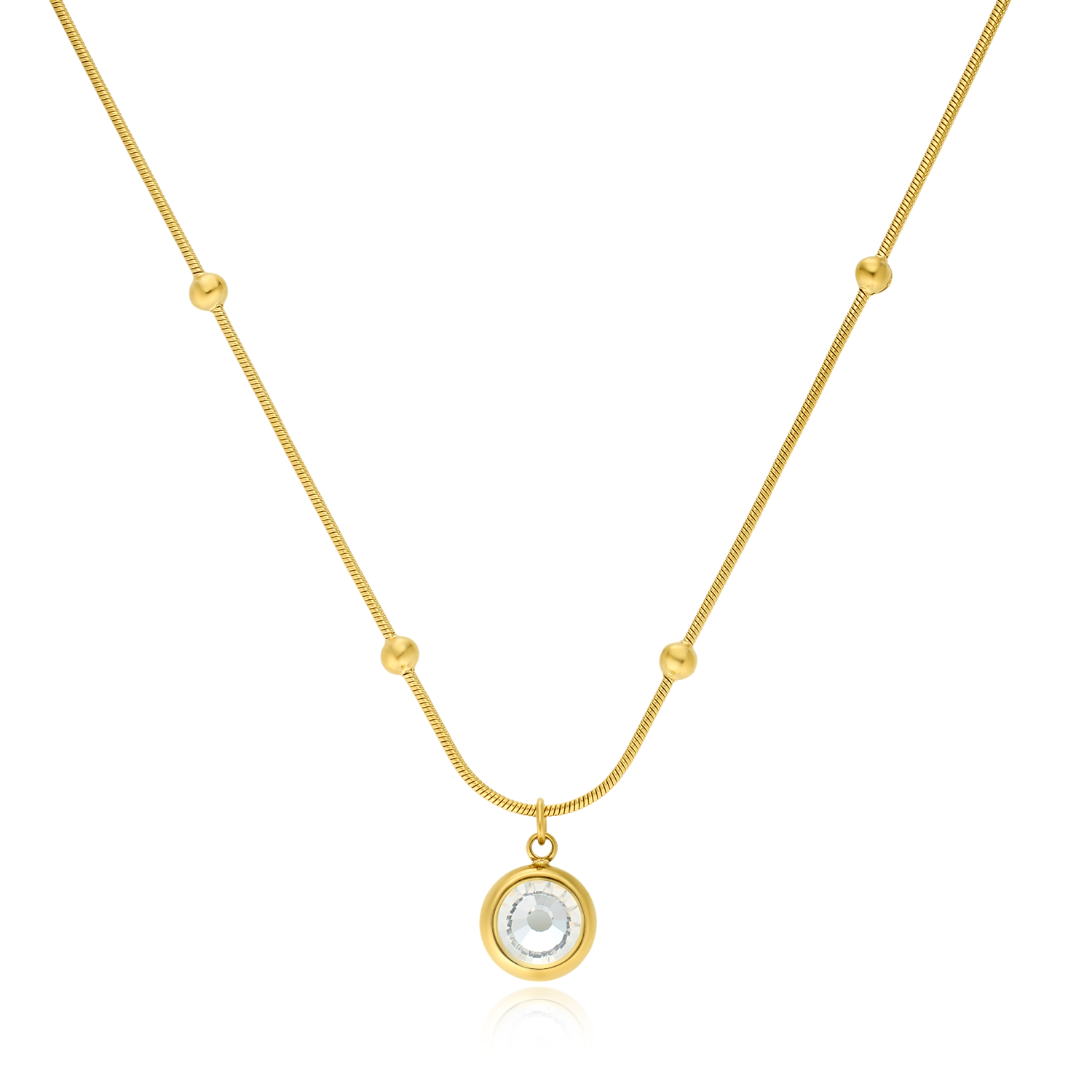 Vivian Pendant Necklace - Gold